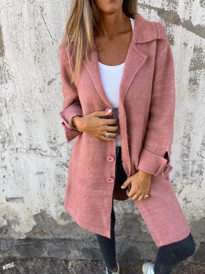 Alba | Cappotto casual in lana con revers